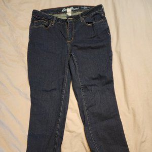 Eddie Bauer curvy straight jeans, 12 EUC